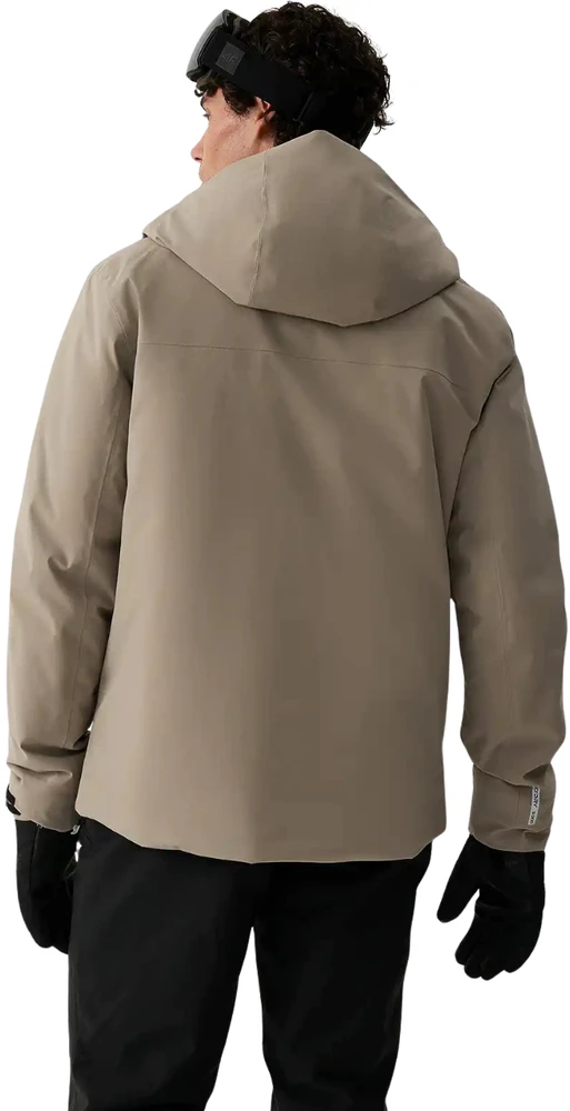 Striukė narciarska vyriška 4F M1202 smėlio sp. 4FWAW26TTJAM1202 83S (3XL)