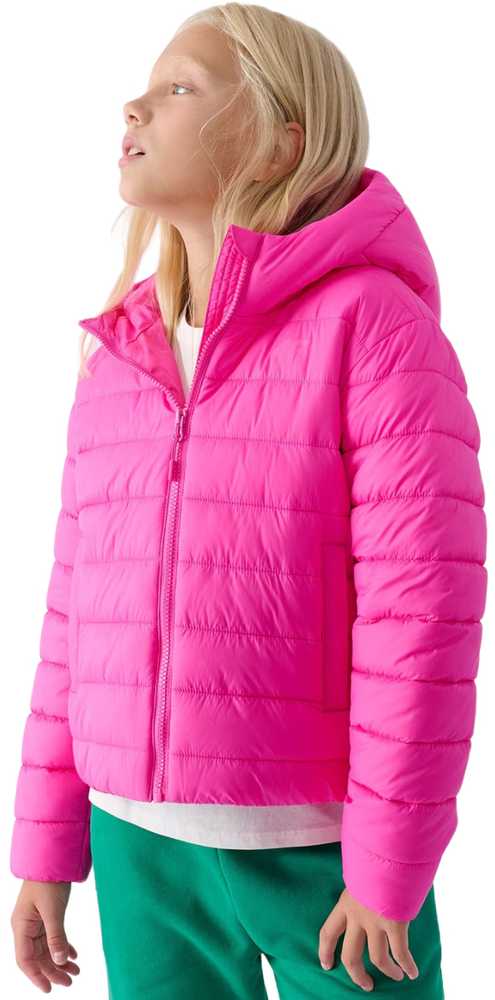 Striukė pikowana dla dziewczynki 4F F449 fuksja 4FJWAW24TDJAF449 55S (158cm)