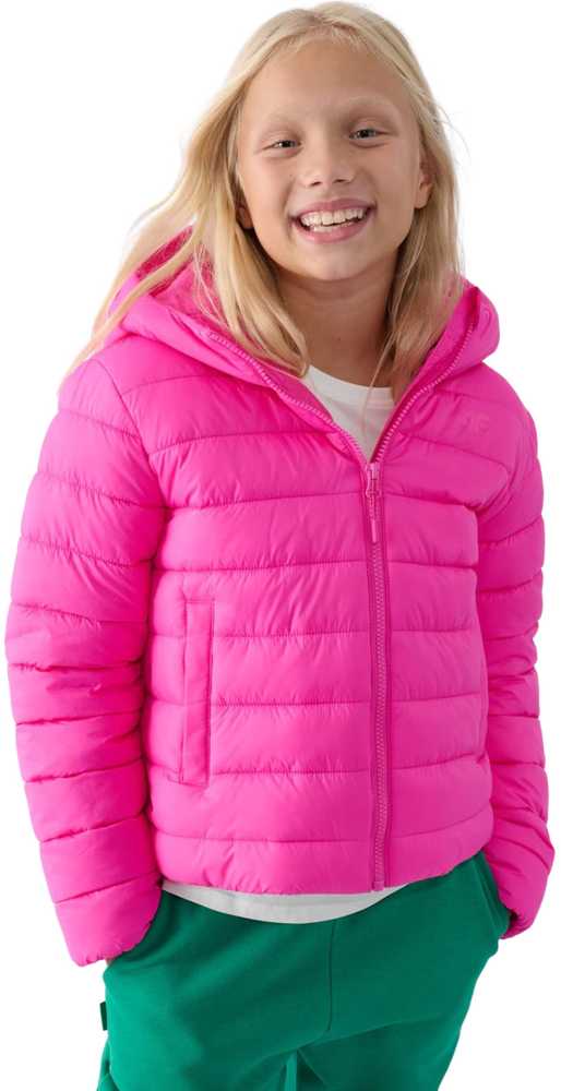 Striukė pikowana dla dziewczynki 4F F449 fuksja 4FJWAW24TDJAF449 55S (158cm)