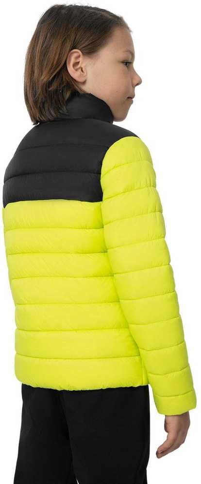 4f Berniuko pūkinė striukė 4F žalia-juoda 4FJSS23TDJAM077 45S 122cm