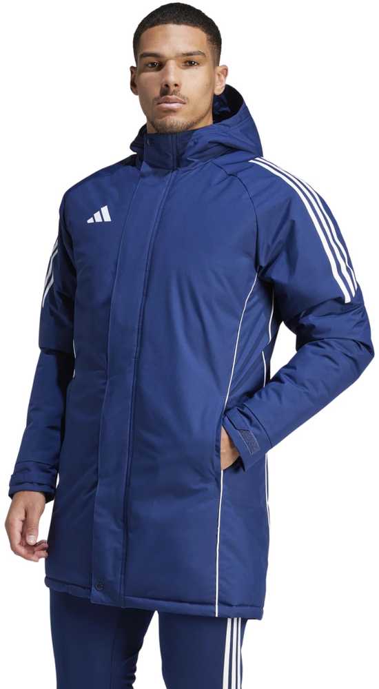 Vyriška Adidas striukė Tiro 24 Stadium Parka, mėlyna