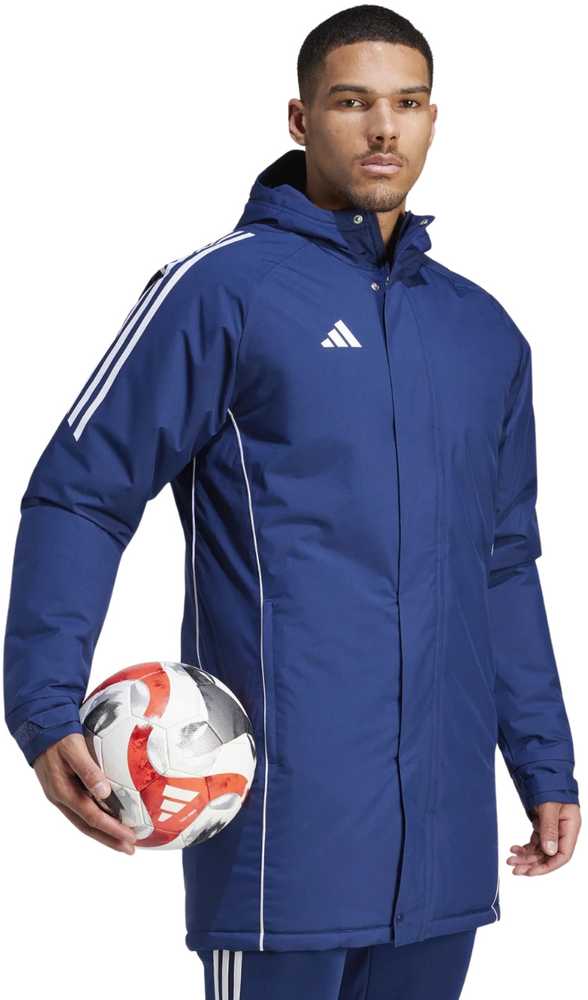 Vyriška Adidas striukė Tiro 24 Stadium Parka, mėlyna