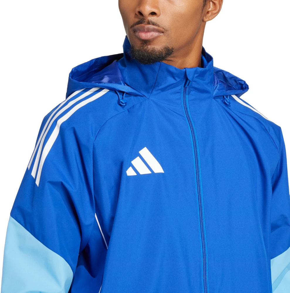 Vyriška adidas Tiro 25 Competition visų orų striukė Mėlyna JI8930