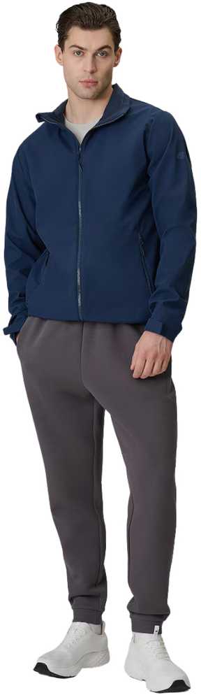 Vyriška softshell striukė 4F M548, tamsiai mėlyna