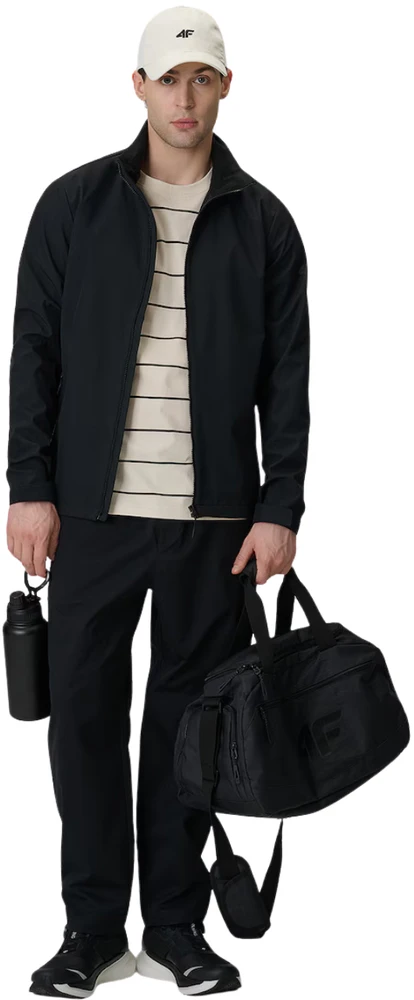Vyriška „softshell“ striukė 4F M548, sodriai juoda 4FWSS26TSOFM548 20S