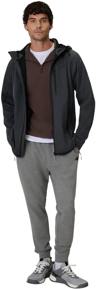Striukė vyriška softshell 4F M646 antracito 4FWAW26TSOFM646 22S (S)