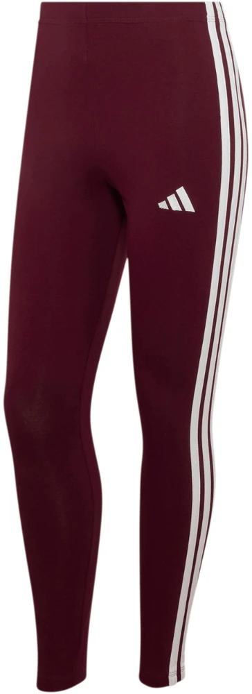 Tamprės moterims adidas Essentials 3-Stripes bordo spalvos KF8313 (L)