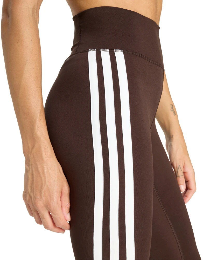 Tamprės moterims adidas Optimé Essentials 7/8 ruda KC2947 (M)