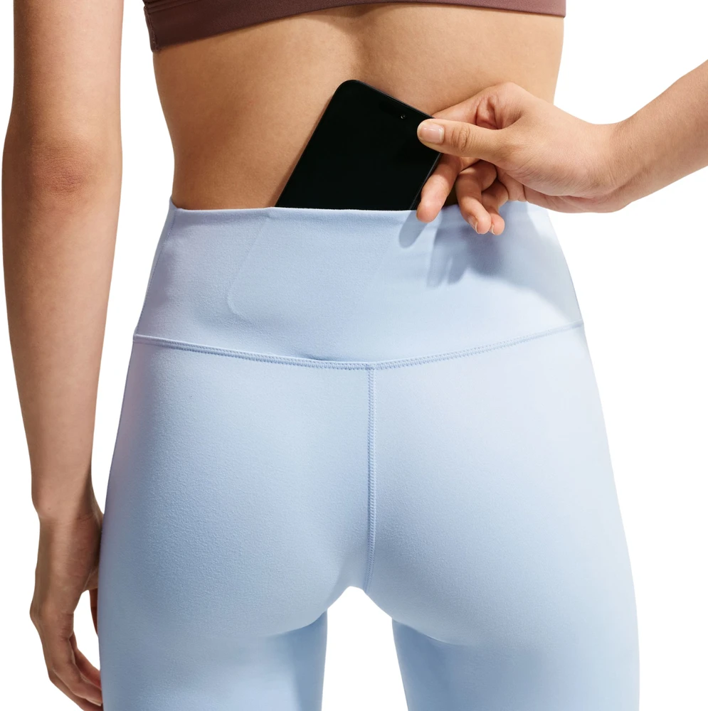 Tamprės moterims Nike One 7/8 jasnoniebieskie IO0579 407 (S)