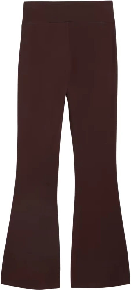 Tamprės moterims Puma Ess High-Waist Flared ruda 631542 33 (L)