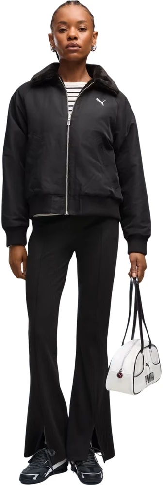 Tamprės moterims Puma Rib Flared juoda 694028 01 (S)