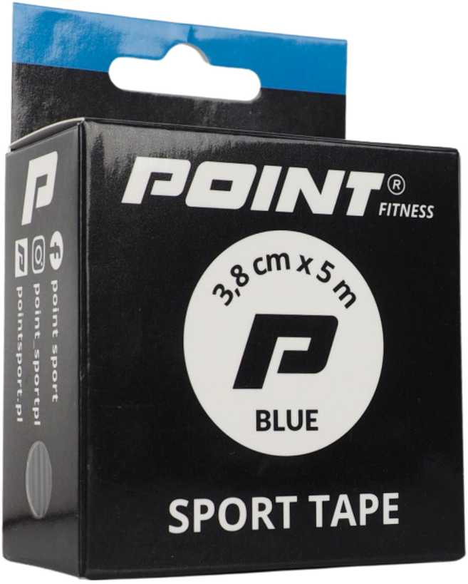 Sporto juosta Point Tape 3,8 cm x 5 m mėlyna