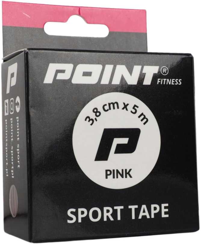 Taśma sportowa Point Tape 3,8 cm x 5 m rožinė