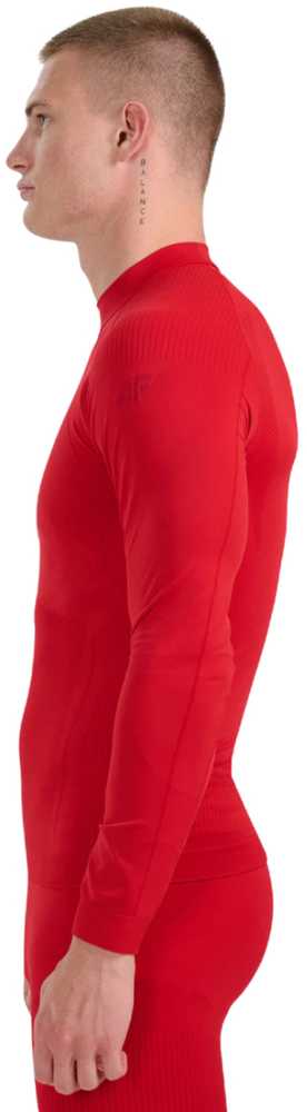 Termo marškinėliai vyriška 4F M224 ciemna czerwień 4FWAW25USEAM224 61S (L/XL)