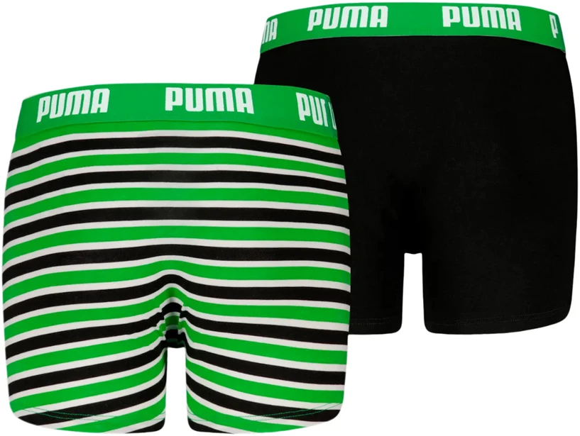 Trumpikės vaikams Puma Everyday Striped 2 pak zielono-juoda 938970 03 (164cm)