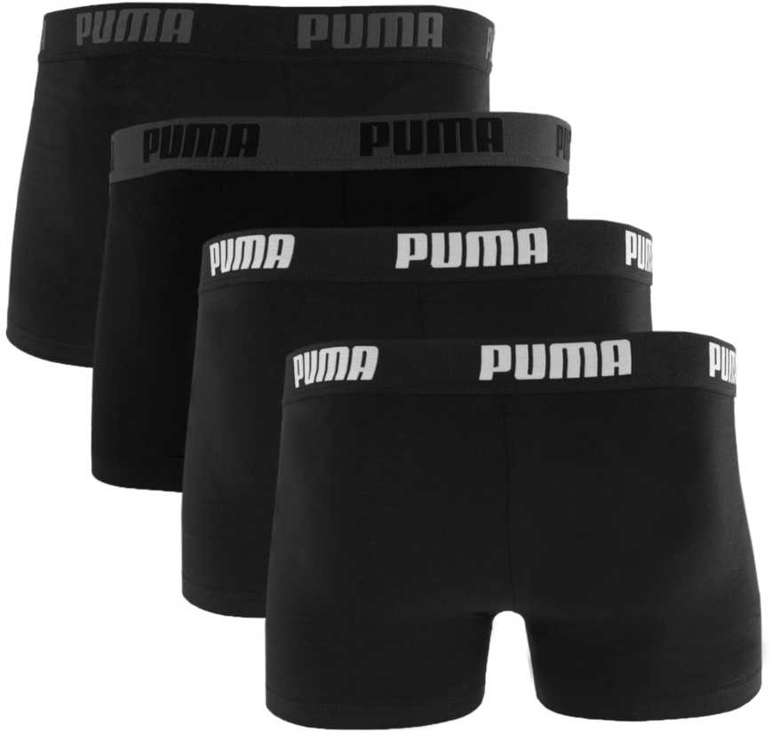 Trumpikės vyrams Puma Basic 4pak juoda 938198 01 (M)