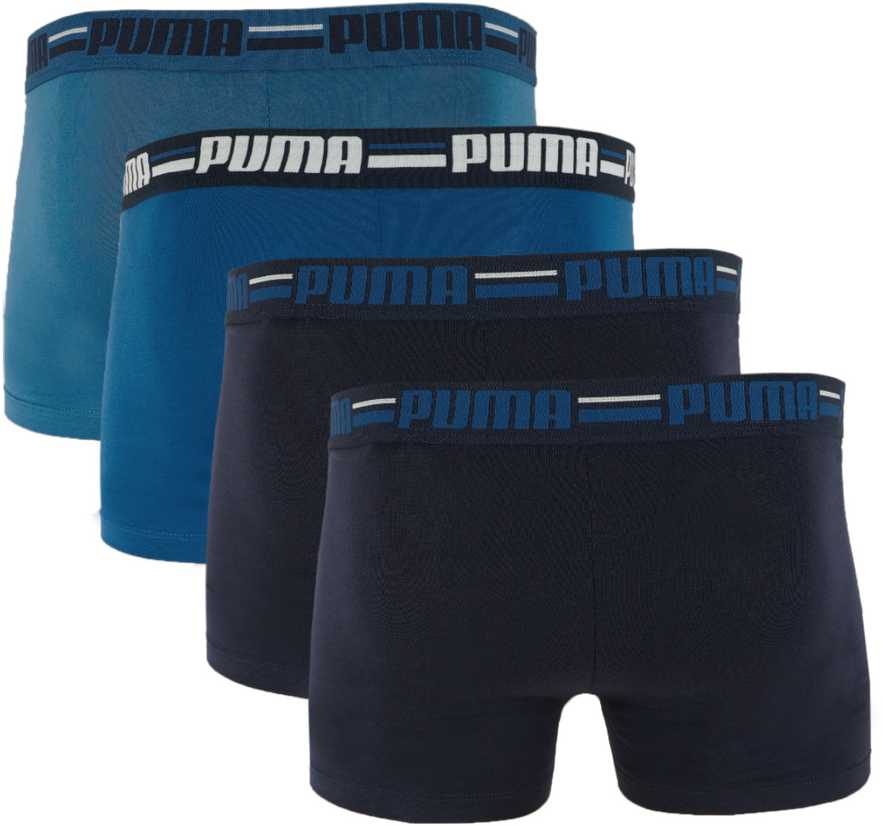 Trumpikės vyrams Puma Brand Elastic 4pak tamsiai mėlyna/mėlyna 938197 02 (L)