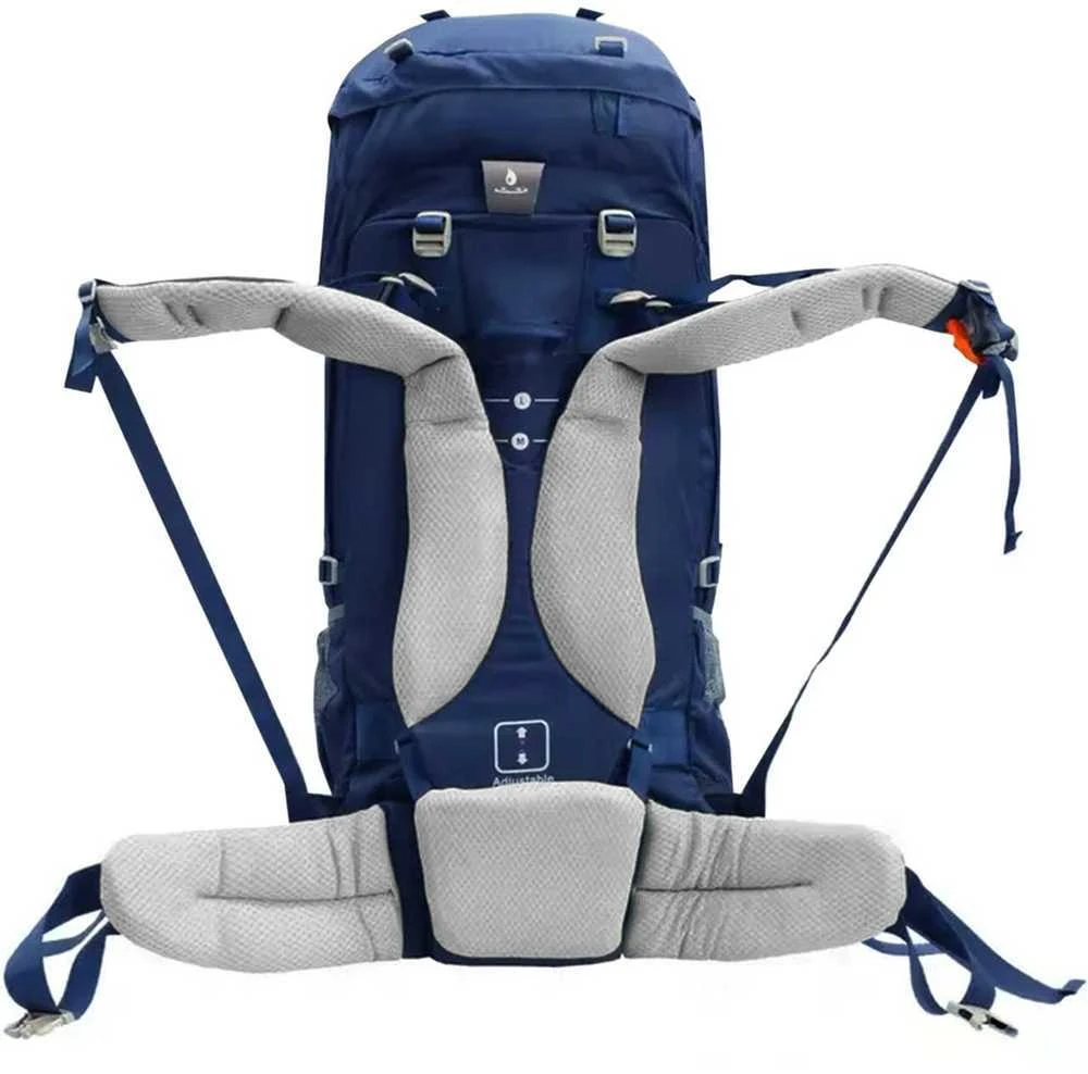 Carruzzo Acome Trek 70L hiking backpack mėlynas