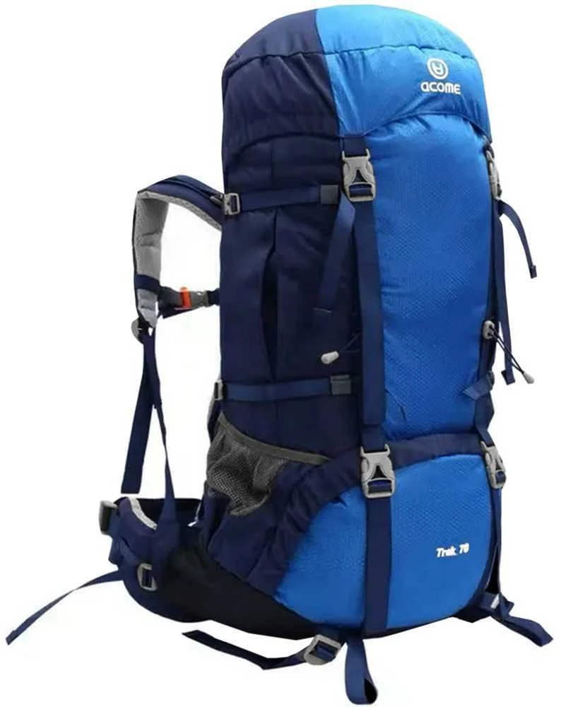 Carruzzo Acome Trek 70L hiking backpack mėlynas