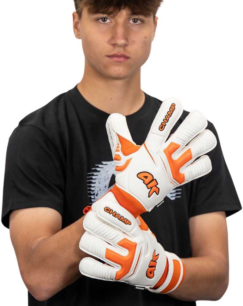 Vartininko pirštinės 4Keepers Champ Training VII RF2G Junior balta ir-oranžinė (4)