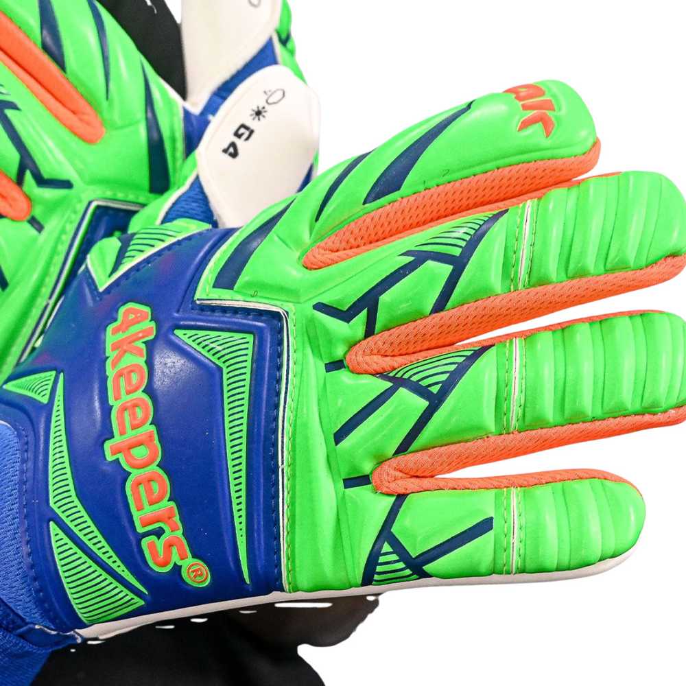 Vartininko pirštinės 4Keepers Force V5.25 Twist HNC mėlyna-žalia 10,5