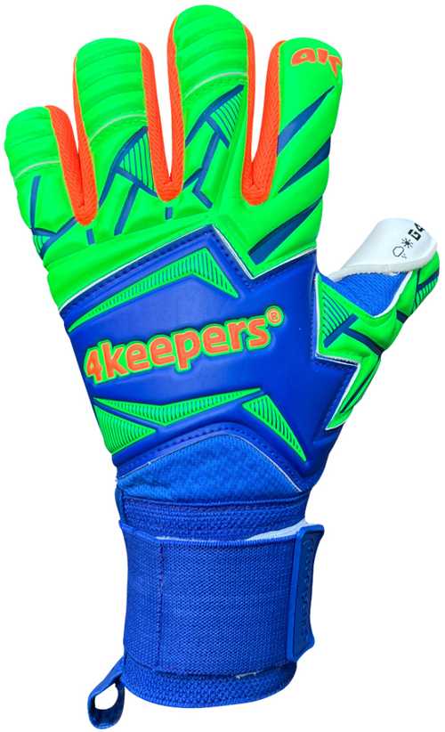 Vartininko pirštinės 4Keepers Force V5.25 Twist HNC mėlyna-žalia 10,5