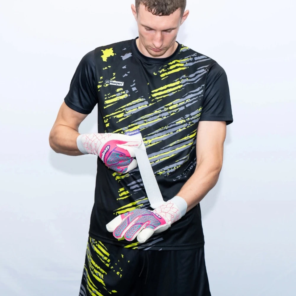 Vartininko pirštinės 4Keepers Neo Raya RFG2 balta ir-rožinė (10,5)