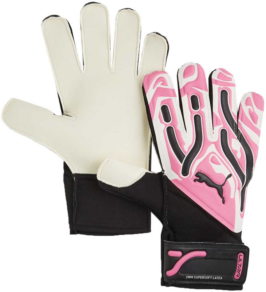 Puma Ultra Play RC vartininko pirštinės, rožinės ir baltos, 41862 08