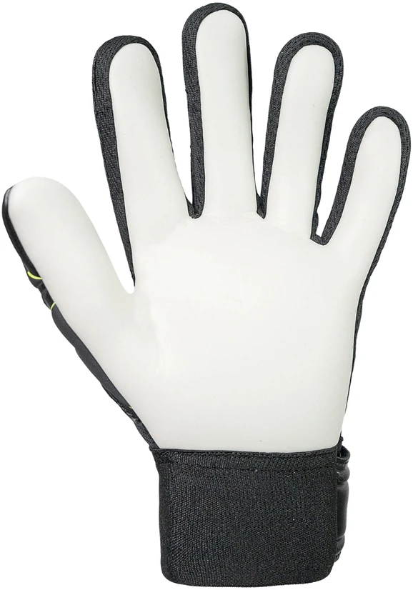Vartininko pirštinės Reusch Attrakt Starter Solid Finger Support Junior juoda-balta 5672511 7752 (7,5)