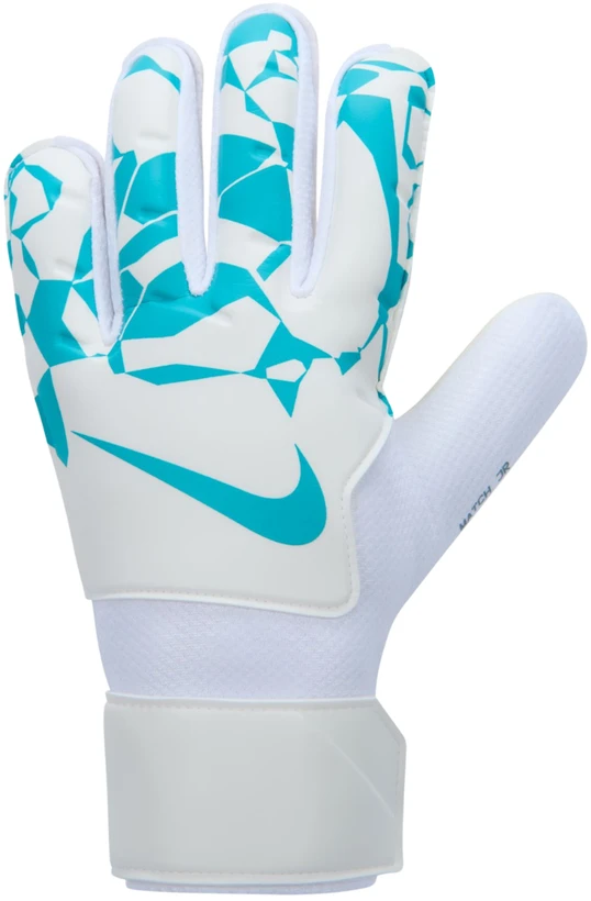 Vartininko pirštinės vaikams Nike Match Goalkeeper balta ir-mėlyna HQ0258 101 (3)