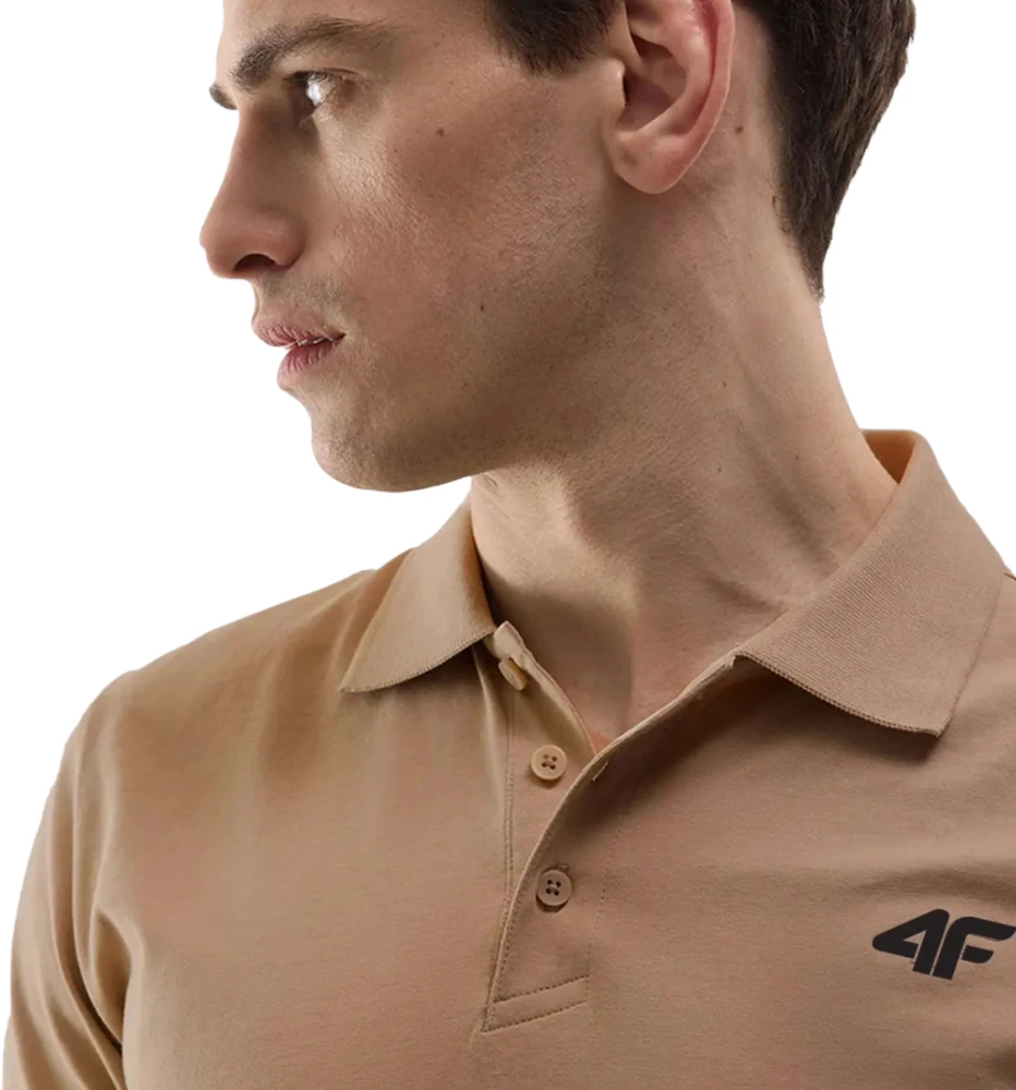 Vyriški marškinėliai 4F M0948 smėlio sp. 4FWSS26TPTSM0948 83S (XL)