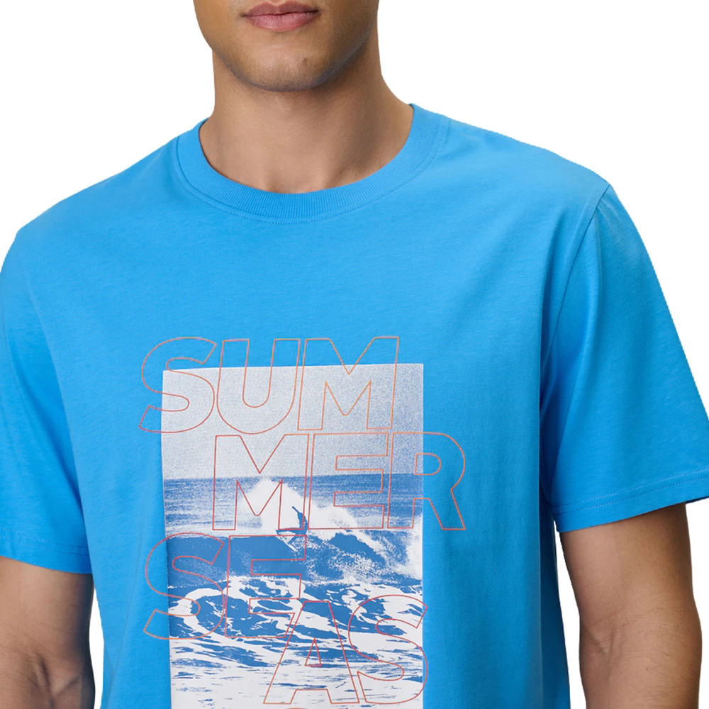 Vyriški marškinėliai 4F M2783 mėlyna 4FWSS26TTSHM2783 33S (XL)