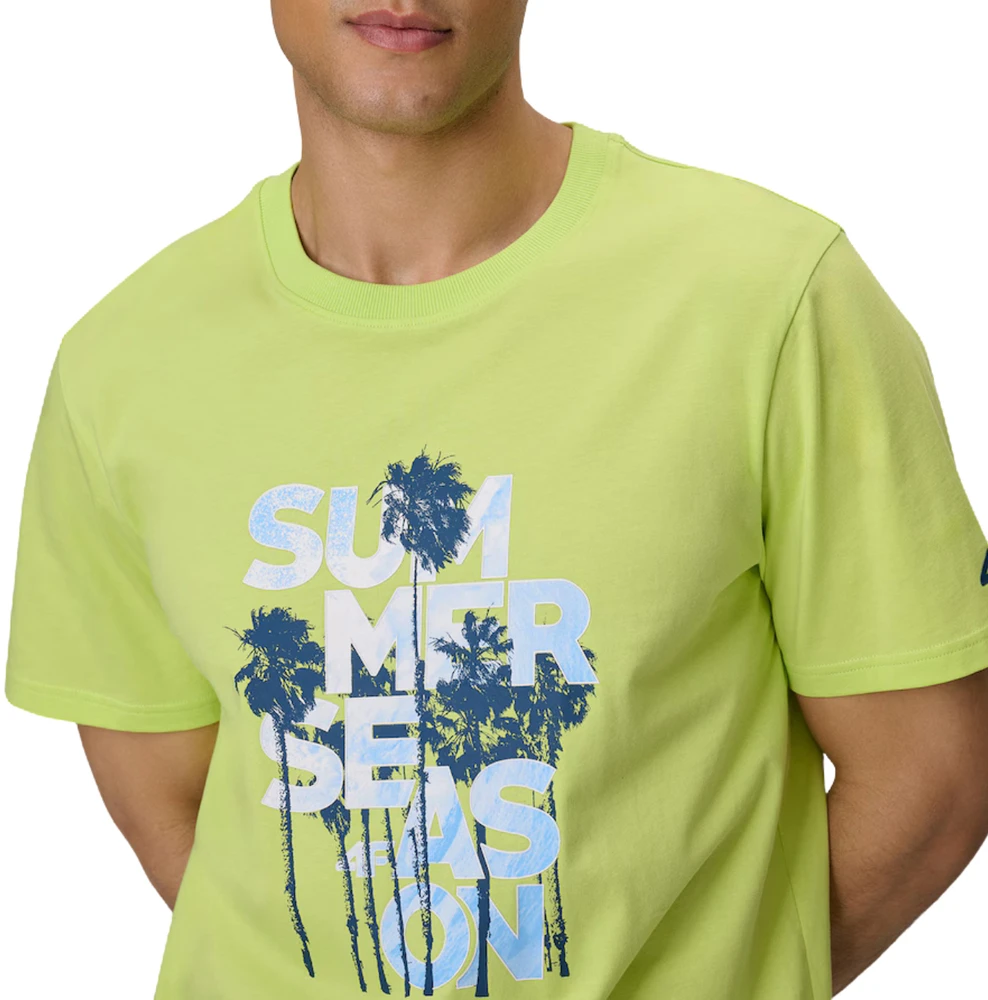 Vyriški marškinėliai 4F M2784 jasna žalia 4FWSS26TTSHM2784 42S (3XL)
