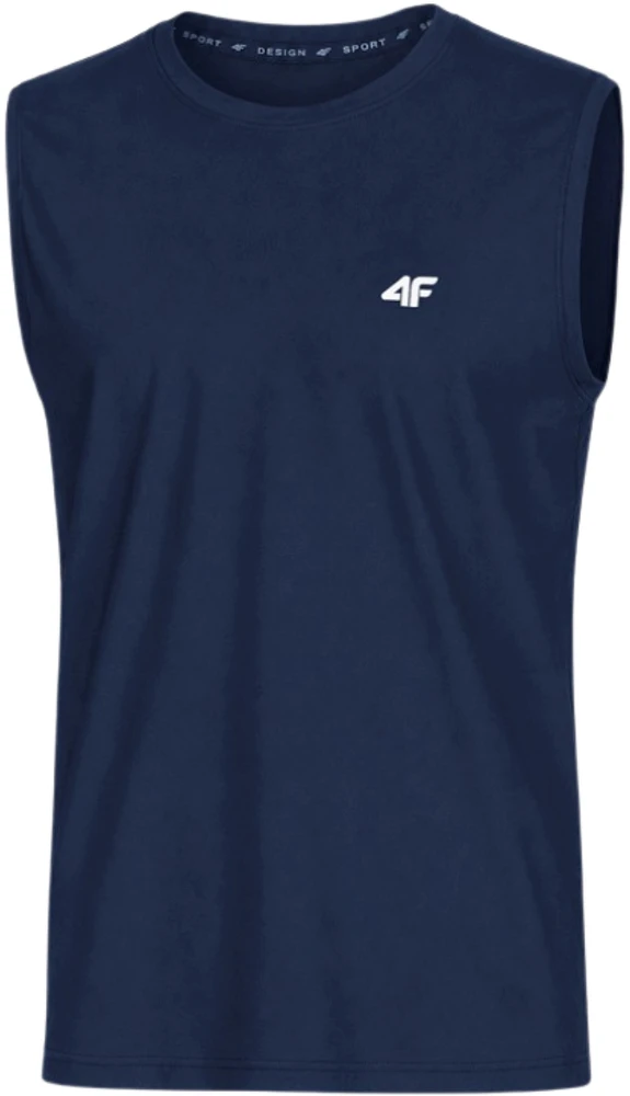 Vyriški marškinėliai 4F M306 tamsiai mėlyna 4FWMM00TSLEM306 31S (2XL)