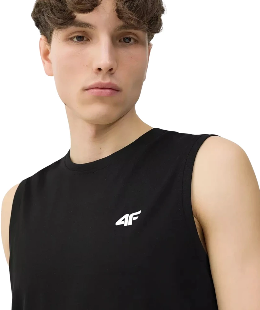 Vyriški marškinėliai 4F M362 3pak juoda, mėlyna, grafito 4FWSS26TSLEM362 90S (2XL)
