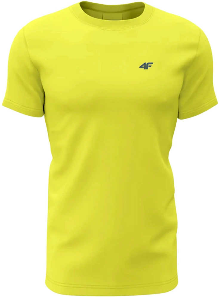 Vyriški marškinėliai 4F M4217 3 pak geltona, mėlyna, žalia 4FWSS26TTSHM4217 90S (3XL)
