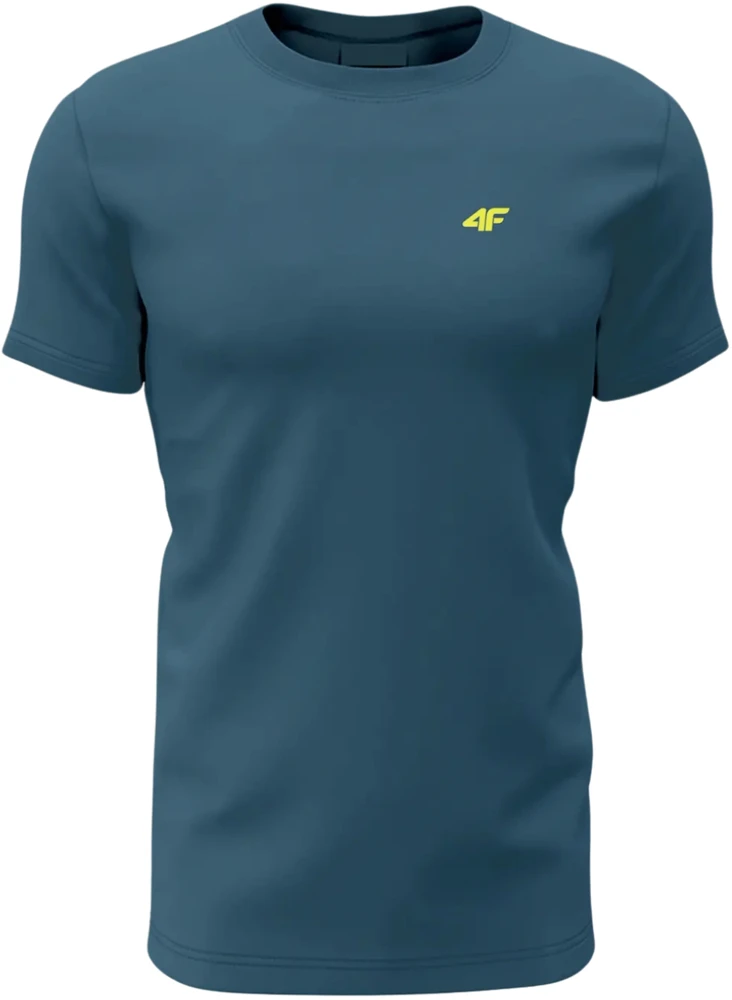 Vyriški marškinėliai 4F M4217 3 pak geltona, mėlyna, žalia 4FWSS26TTSHM4217 90S (3XL)