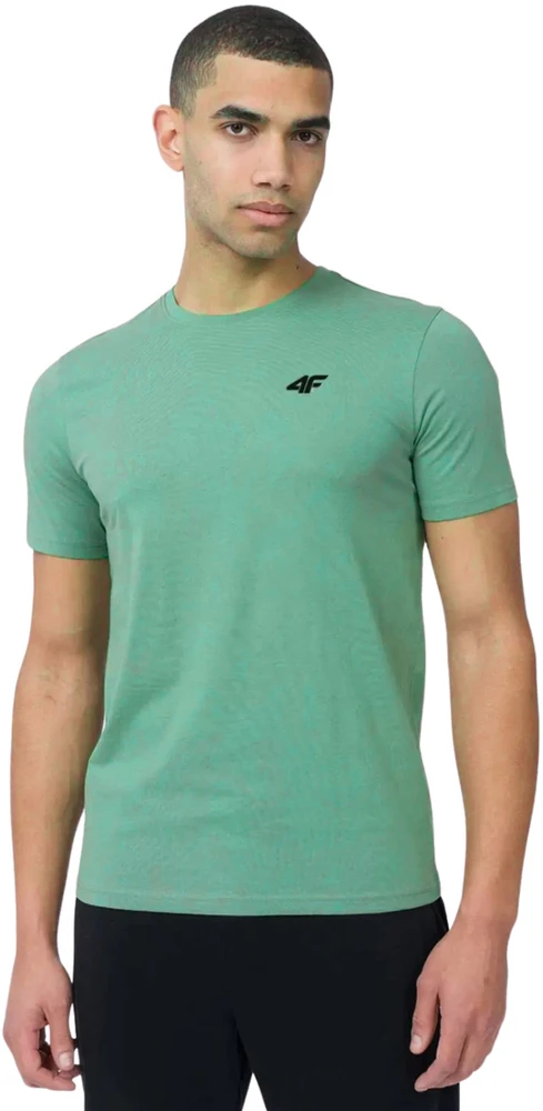 Vyriški marškinėliai 4F M4481 3pak smėlio sp., mėlyna, miętowa 4FWSS26TTSHM4481 91S (4XL)