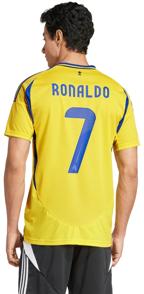 Vyriški marškinėliai adidas Al Nassr FC 24/25 Ronaldo Home geltona JP0459 (M)
