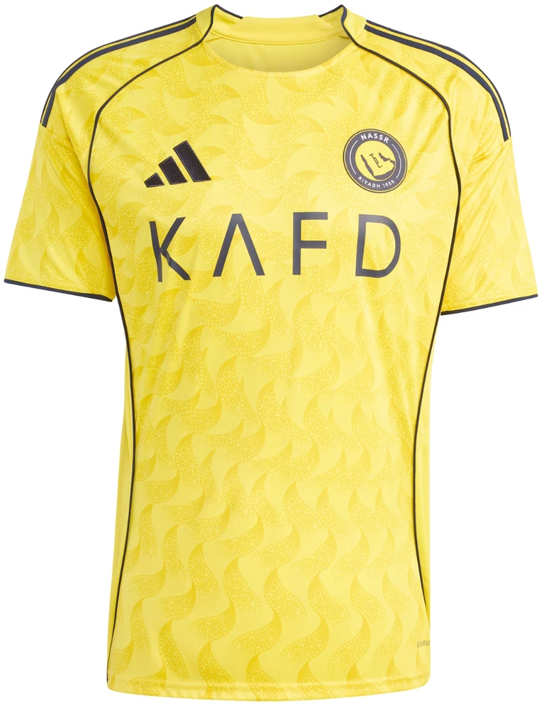 Vyriški marškinėliai adidas Al Nassr FC 2025/2026 Home Jersey geltona JN7982 (XL)