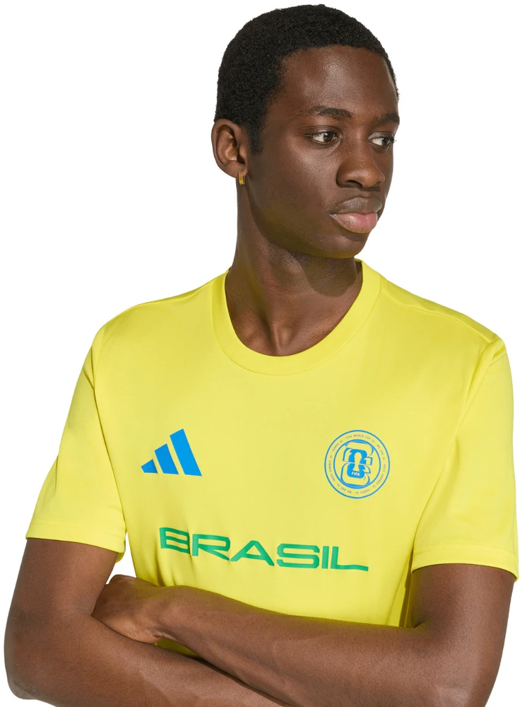 Vyriški marškinėliai adidas Brazil 26 Jersey geltona KH2307 (XL)