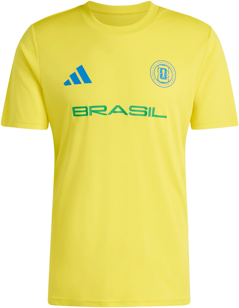 Vyriški marškinėliai adidas Brazil 26 Jersey geltona KH2307 (XL)