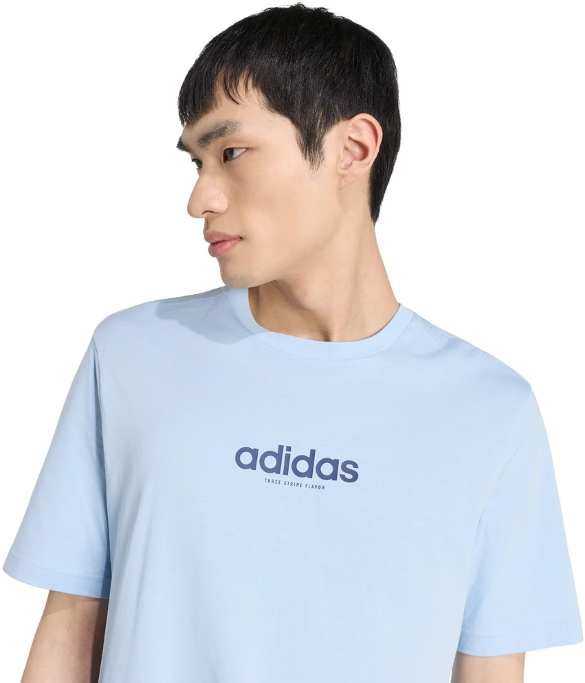 Vyriški marškinėliai adidas Burger Flavor Graphic jasnoniebieska KT9731 (M)