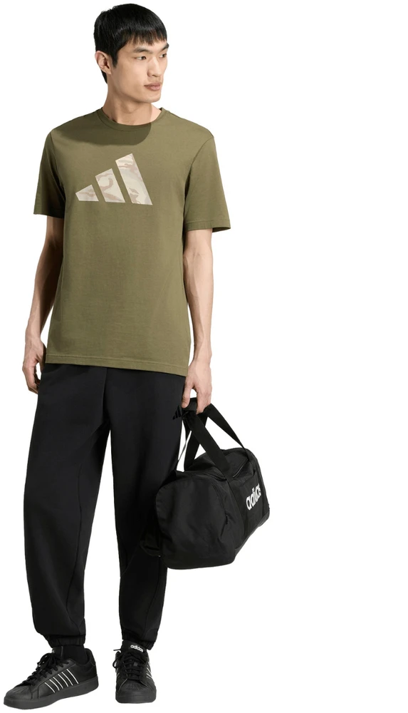 Vyriški marškinėliai adidas Camo Three Bar Logo Graphic KT1685 (M)