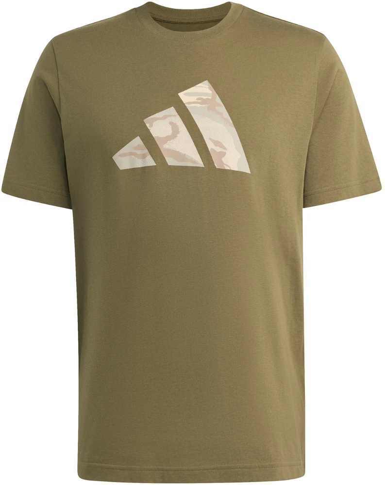 Vyriški marškinėliai adidas Camo Three Bar Logo Graphic KT1685 (M)