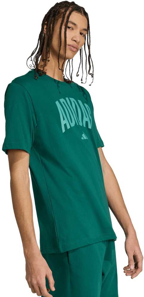 Vyriški marškinėliai adidas Collegiate Lineage Graphic žalia KA7135 (M)