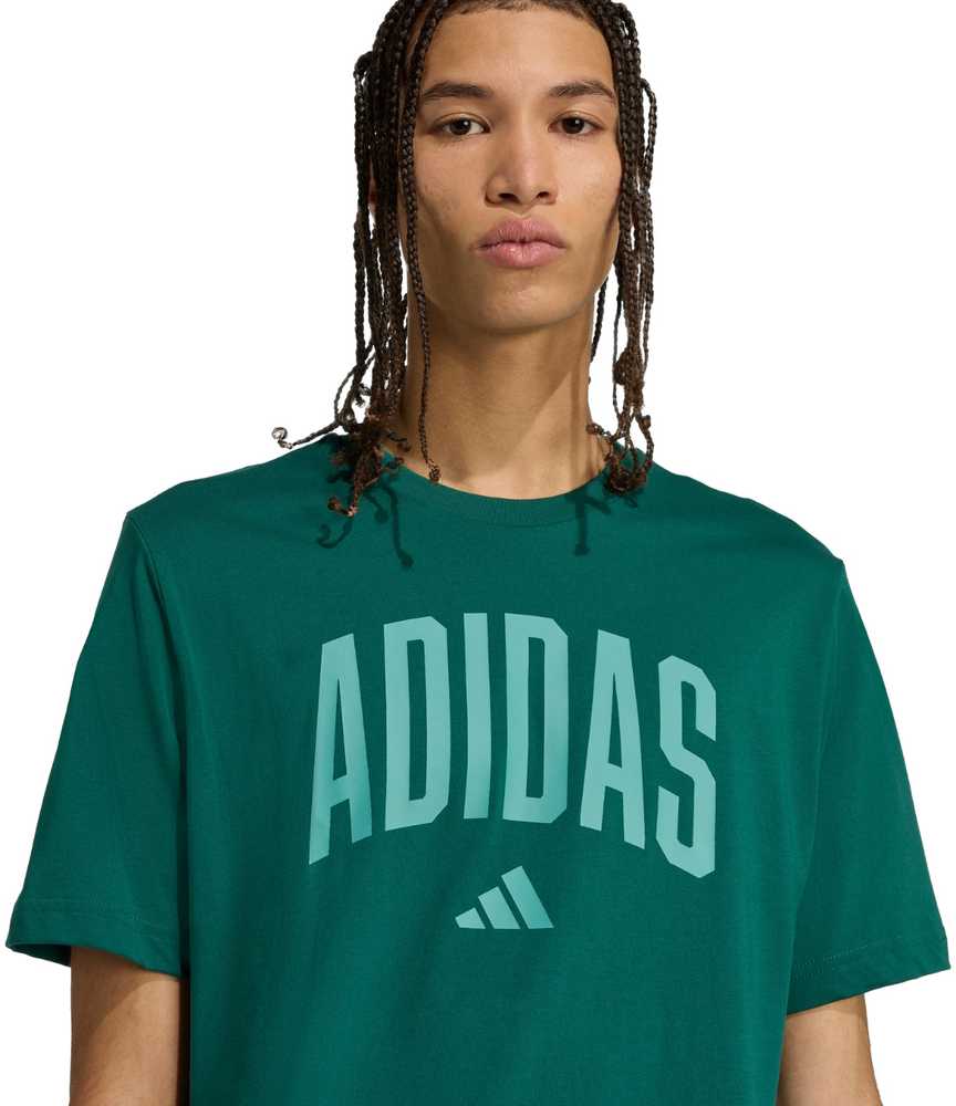 Vyriški marškinėliai adidas Collegiate Lineage Graphic žalia KA7135 (M)