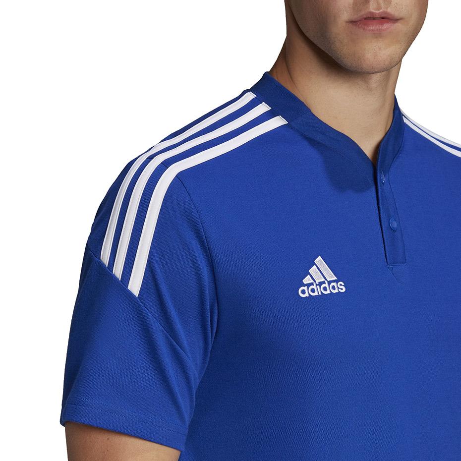 Vyriški marškinėliai adidas Condivo 22 Polo mėlyna HG6307 (S)