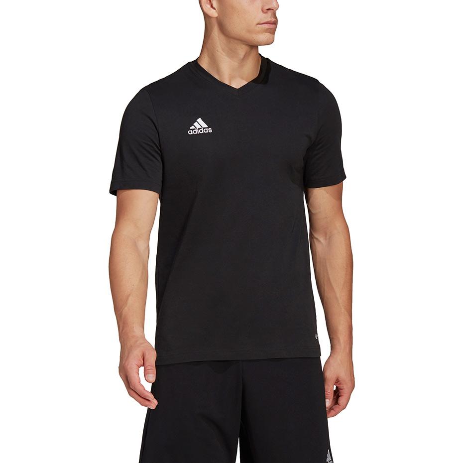 Vyriški marškinėliai adidas Entrada 22 Tee juoda HC0448 (L)