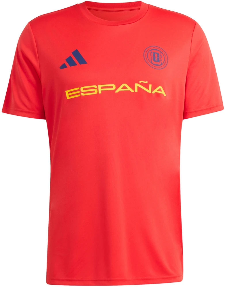 Vyriški marškinėliai adidas ESP OLP Jersey raudona KH2303 (S)